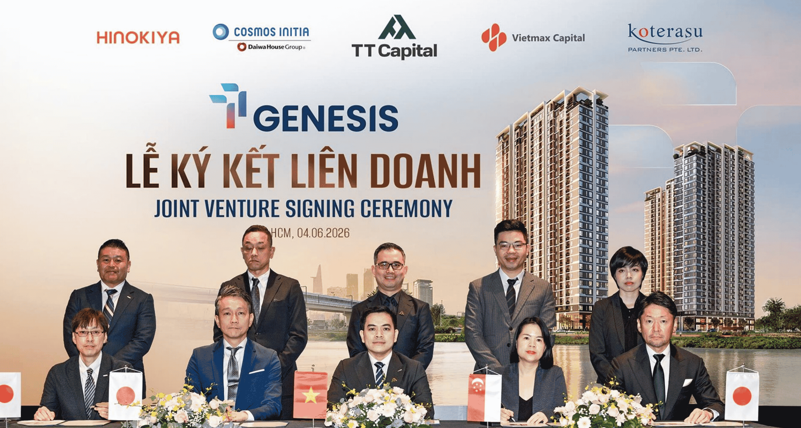 Liên doanh TT Genesis khởi công khu căn hộ phía Nam TP Hồ Chí Minh